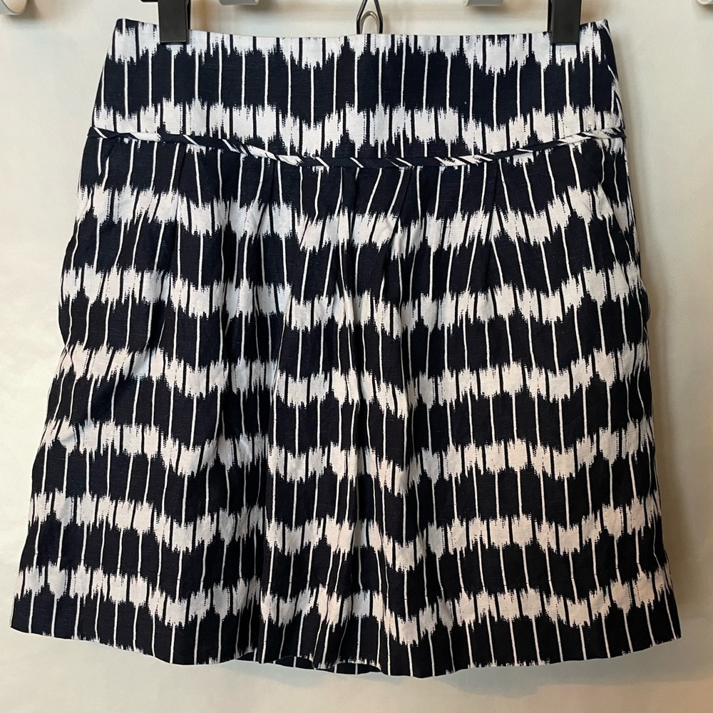 Navy blue and white skirt